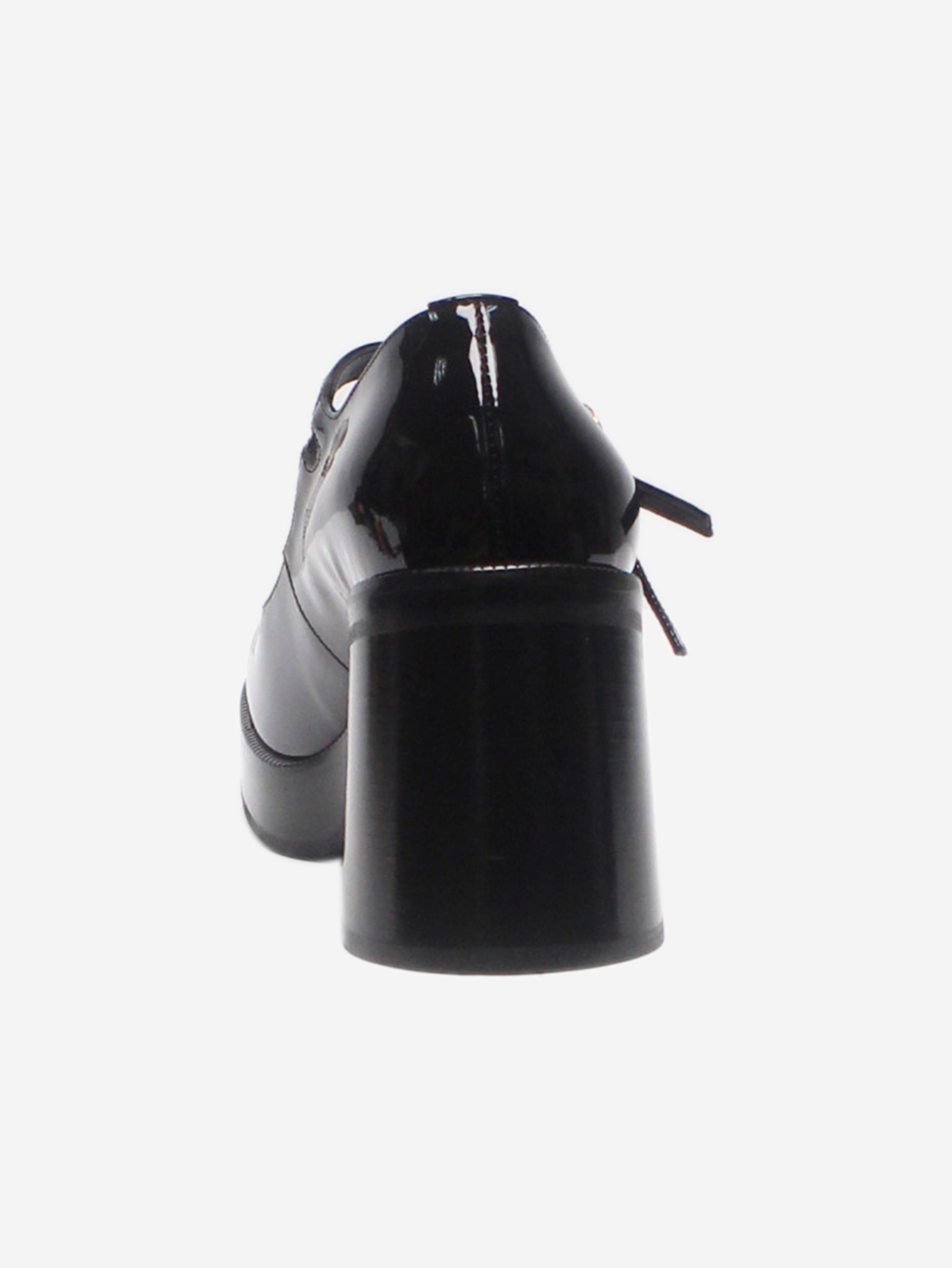 Black Patent Leather Mary Jane Pumps Women's Size EU 38 (US 8) - Elegant & Comfortable for Work, Parties & Special Occasions