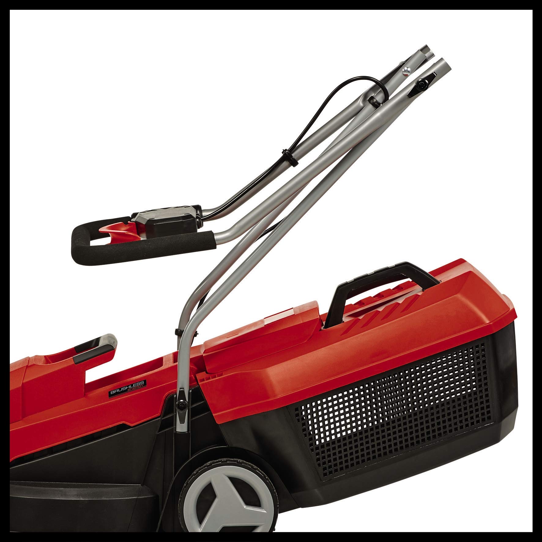 Einhell GE-CM 18/32 Li-Solo Power X-Change Cordless Lawn Mower - 18V, 32cm Cutting Width, Up to 250m² Coverage, Brushless Motor, 25L Grass Collection Bag, 30-70mm Cutting Height (Battery Not Included) - Perfect for Small to Medium Yards, Patios & Garden Maintenance