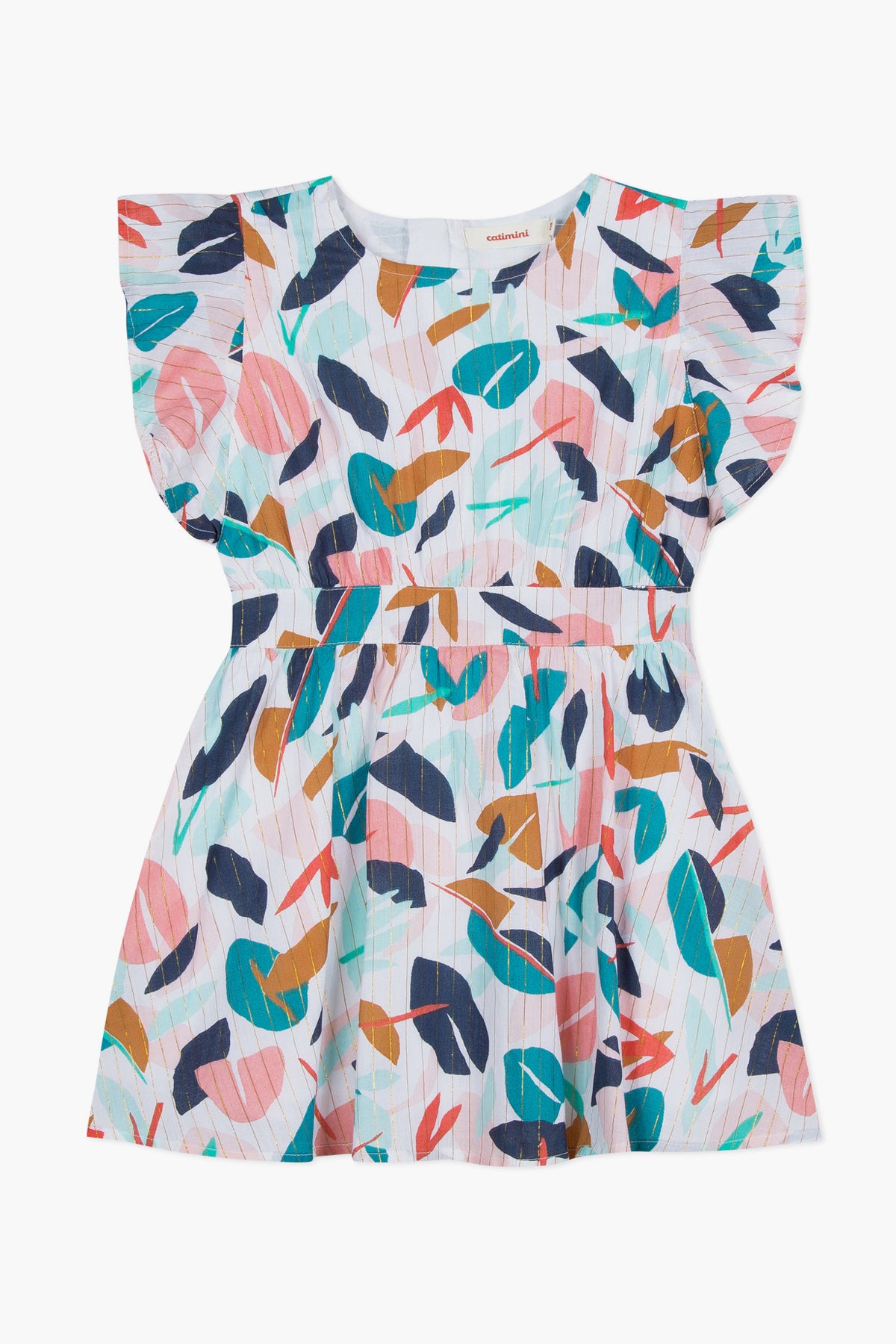 Catimini Floral Print Girls Dress - Size 8 | Elegant Summer Outfit for Parties, School & Special Occasions