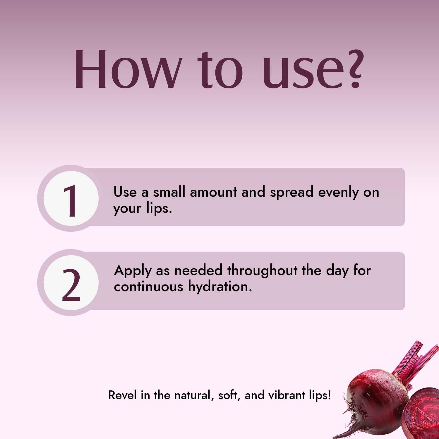 Organic Beetroot Lip Balm with Shea Butter & Cocoa Butter - Moisturizing Treatment for Dry, Chapped Lips - Natural Lip Care with Beetroot Extract - 8g Red - Perfect for Winter Skincare & Daily Hydration