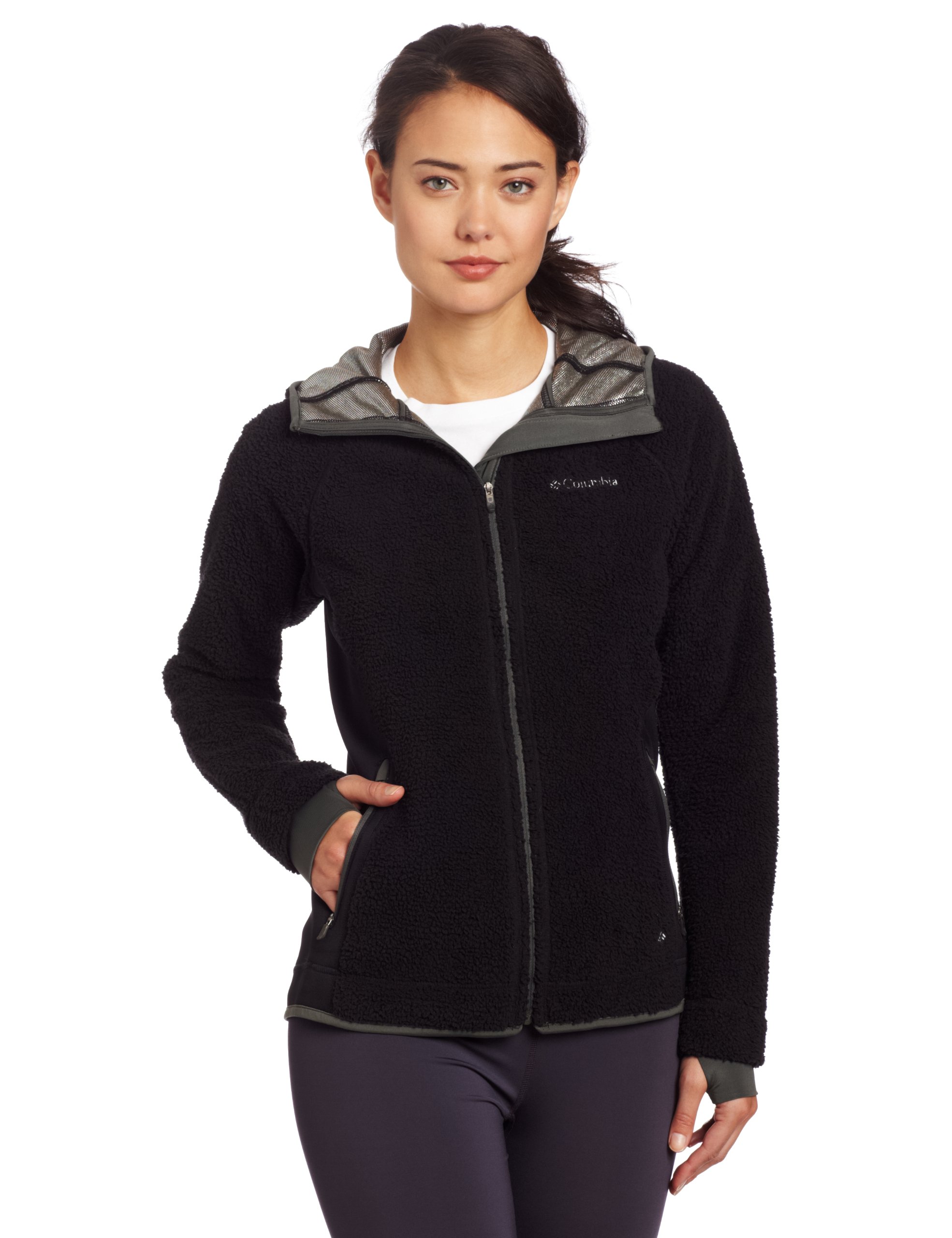 Columbia Women's Crystal Plush Fleece Hoodie - Soft & Warm Winter Jacket for Outdoor Activities, Hiking & Casual Wear