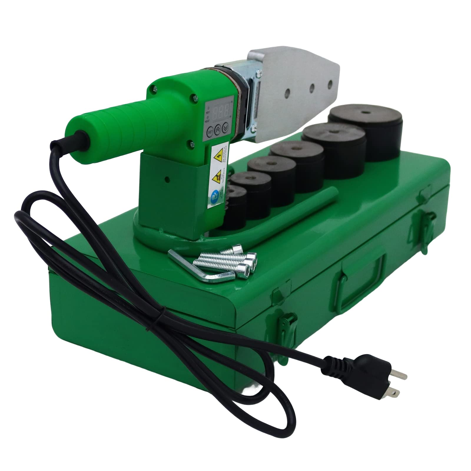 TECHTONGDA 600W Handheld Plastic Pipe Welding Machine - 110V Hot Melt Water Pipe Welder for PE Tube & PVC Pipes | Ideal for Plumbing Repairs, DIY Projects & Irrigation Systems