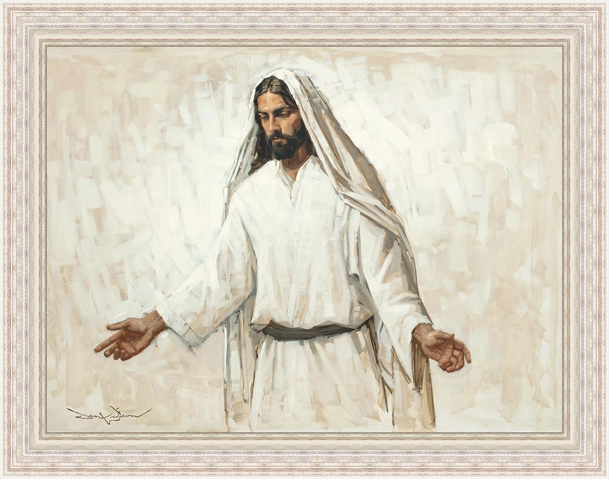 Every Knee Shall Bow Large Wall Art - Inspirational Christian Home Decor for Living Room, Bedroom & Office