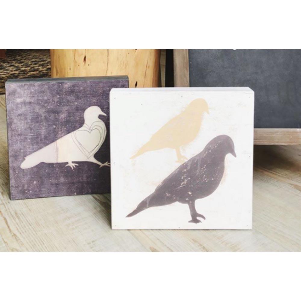 Heartwarming Bird Art Print - Big Heart Gallery Wrap Canvas - Perfect for Home Decor & Gifts