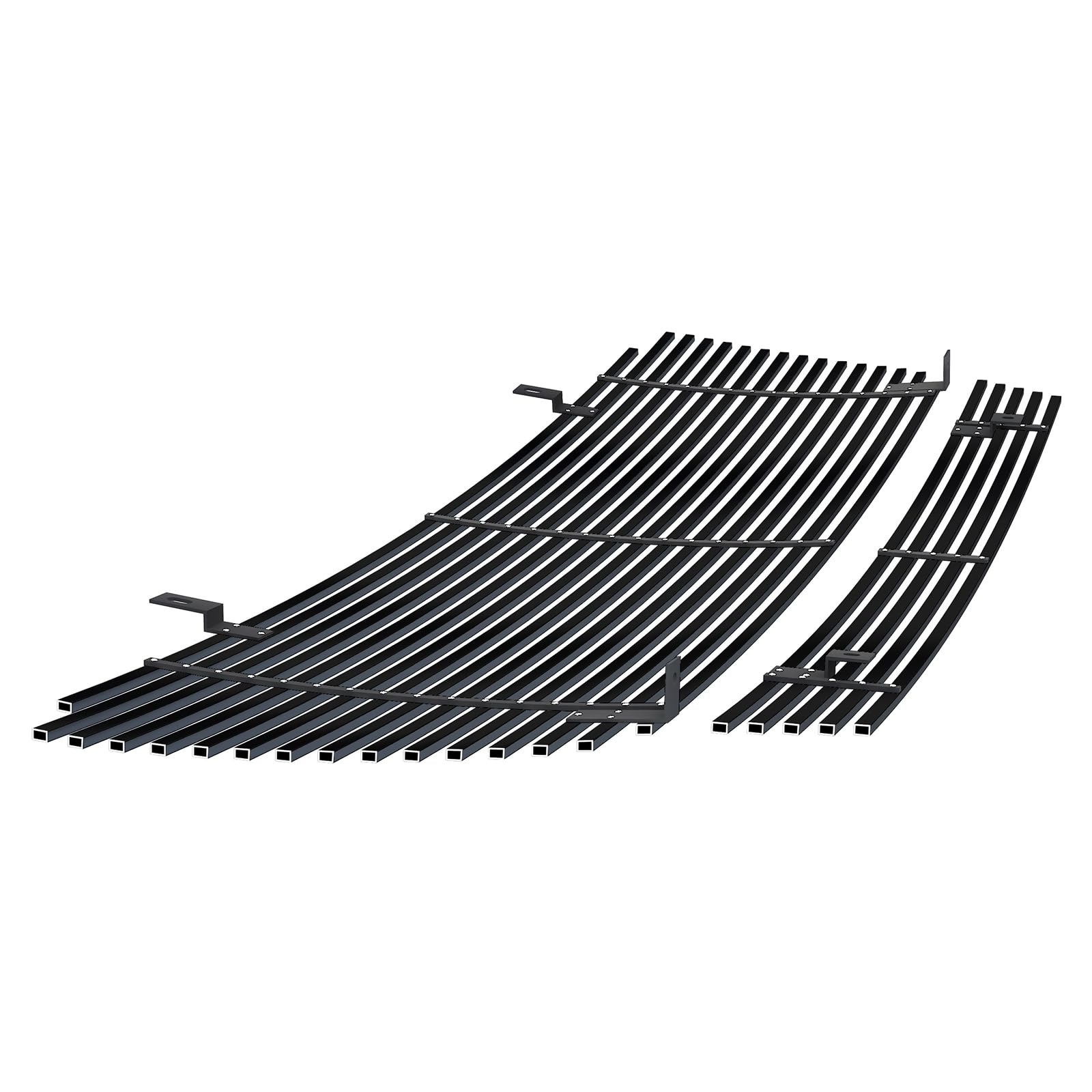 APS Compatible with Ford F-150 2006-2008 Black Billet Front Grill Grille Insert Combo - Upper & Lower Bumper Replacement - F87925H - Perfect for Off-Roading & Truck Customization