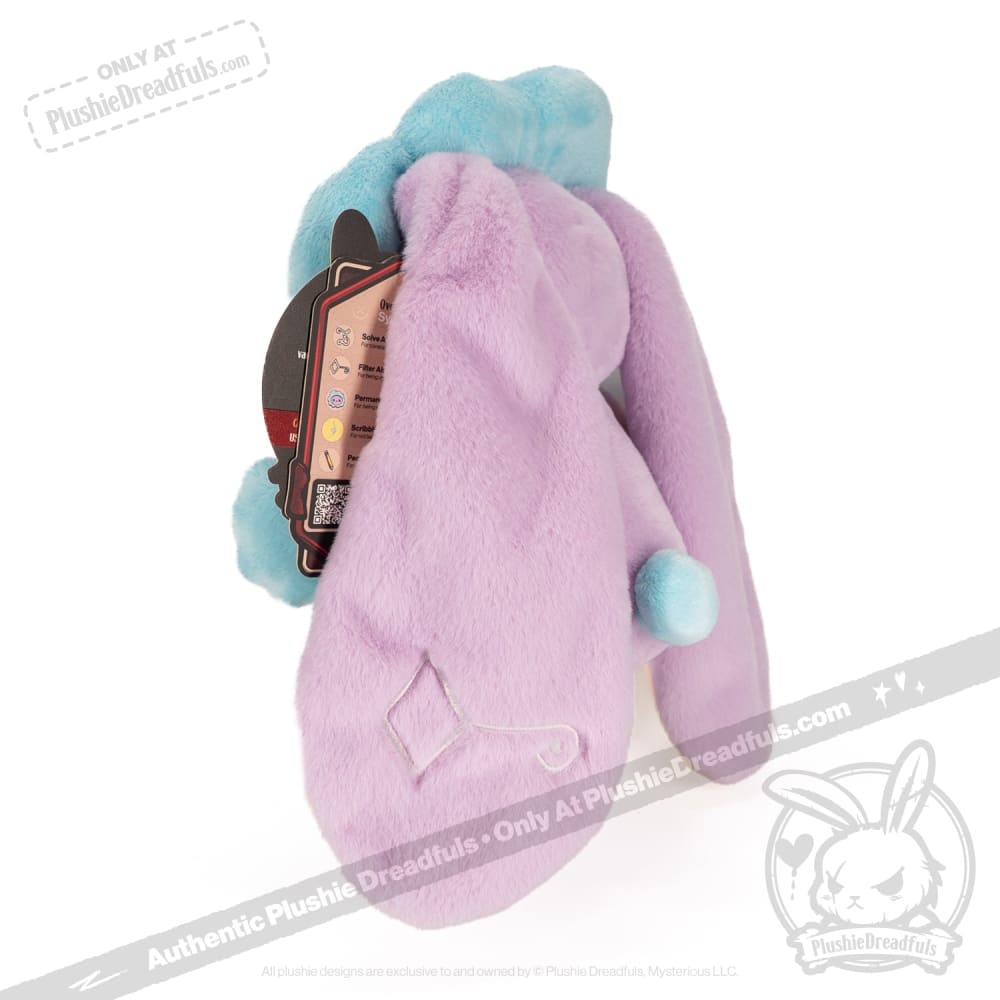 Plushie Dreadfuls Overthinking Bunny - Soft Stuffed Animal Toy for Anxiety Relief & Emotional Support | Cute Stress Relief Plush for Adults & Kids | Perfect for Therapy, Gifts, and Comfort