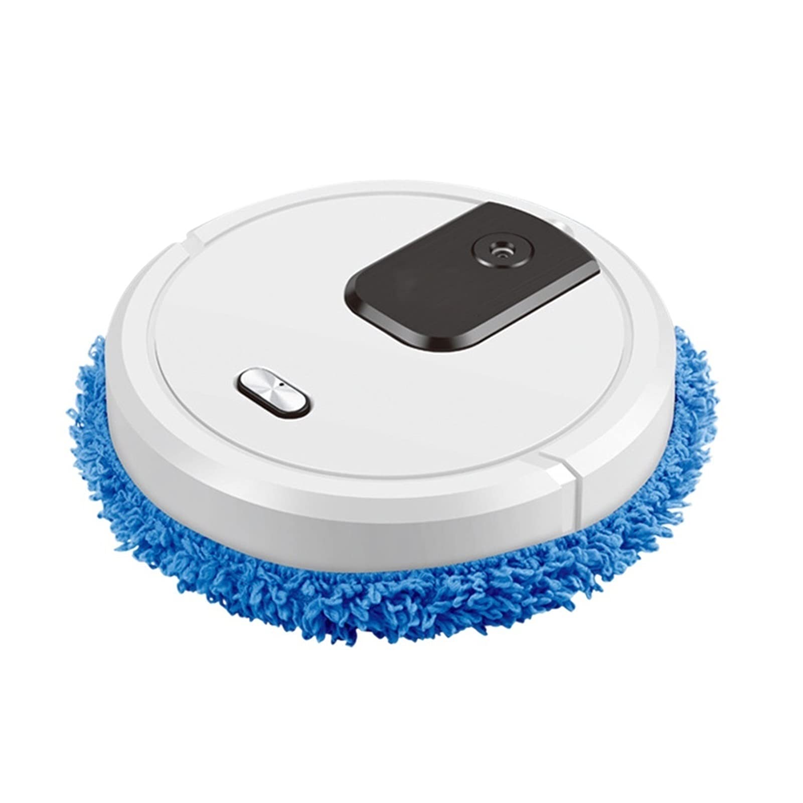 Manhj 3-in-1 Smart Robot Vacuum Cleaner 1048 - Rechargeable Wet/Dry Mop, Strong Suction for Carpets & Hard Floors, Self-Charging (White) - Perfect for Pet Hair, Hardwood Floors & Large Homes