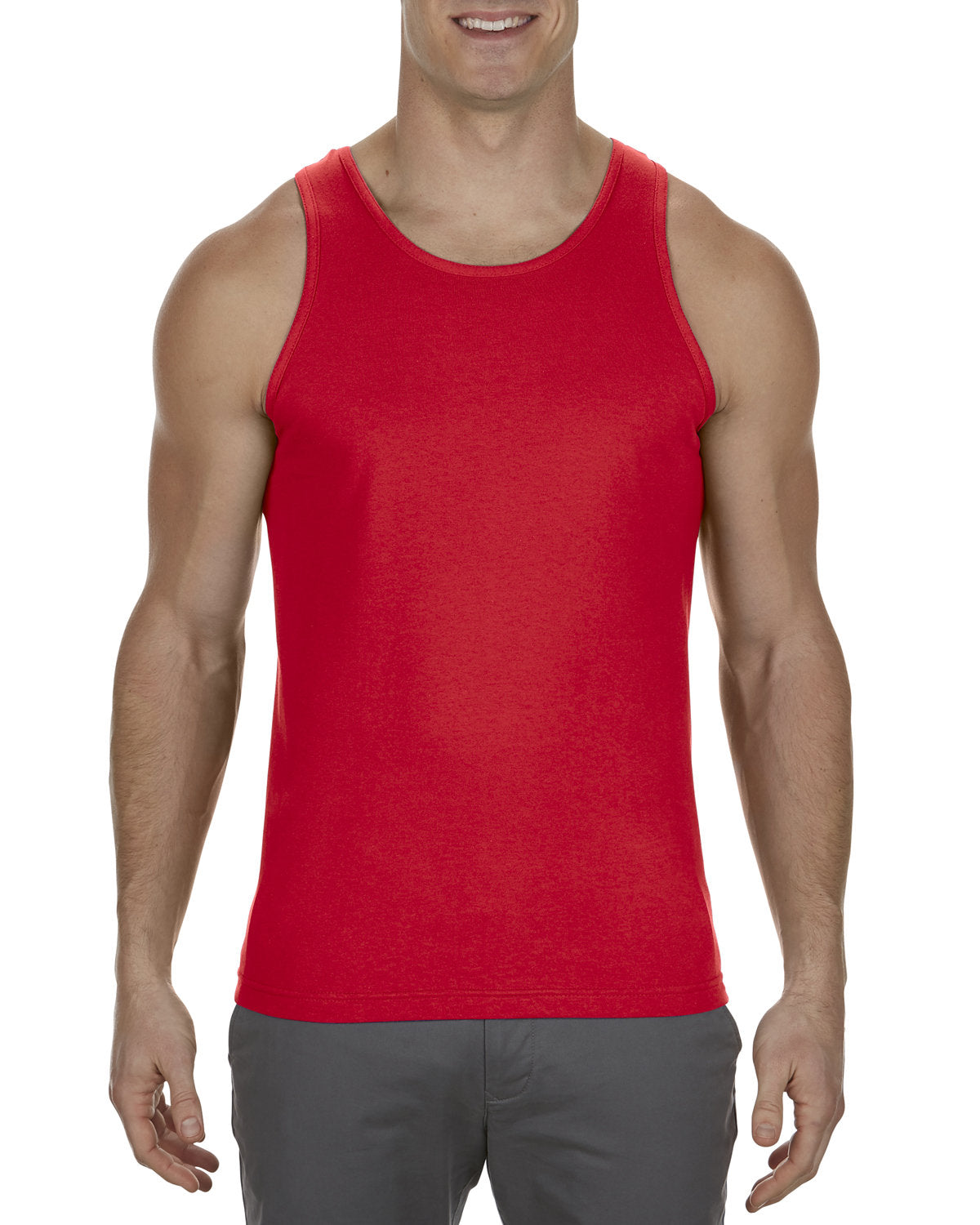 Alstyle AL1307 Men's & Women's 100% Cotton Tank Top - 6.0 oz Soft Breathable Sleeveless Shirt for Gym, Workout, Summer & Casual Wear