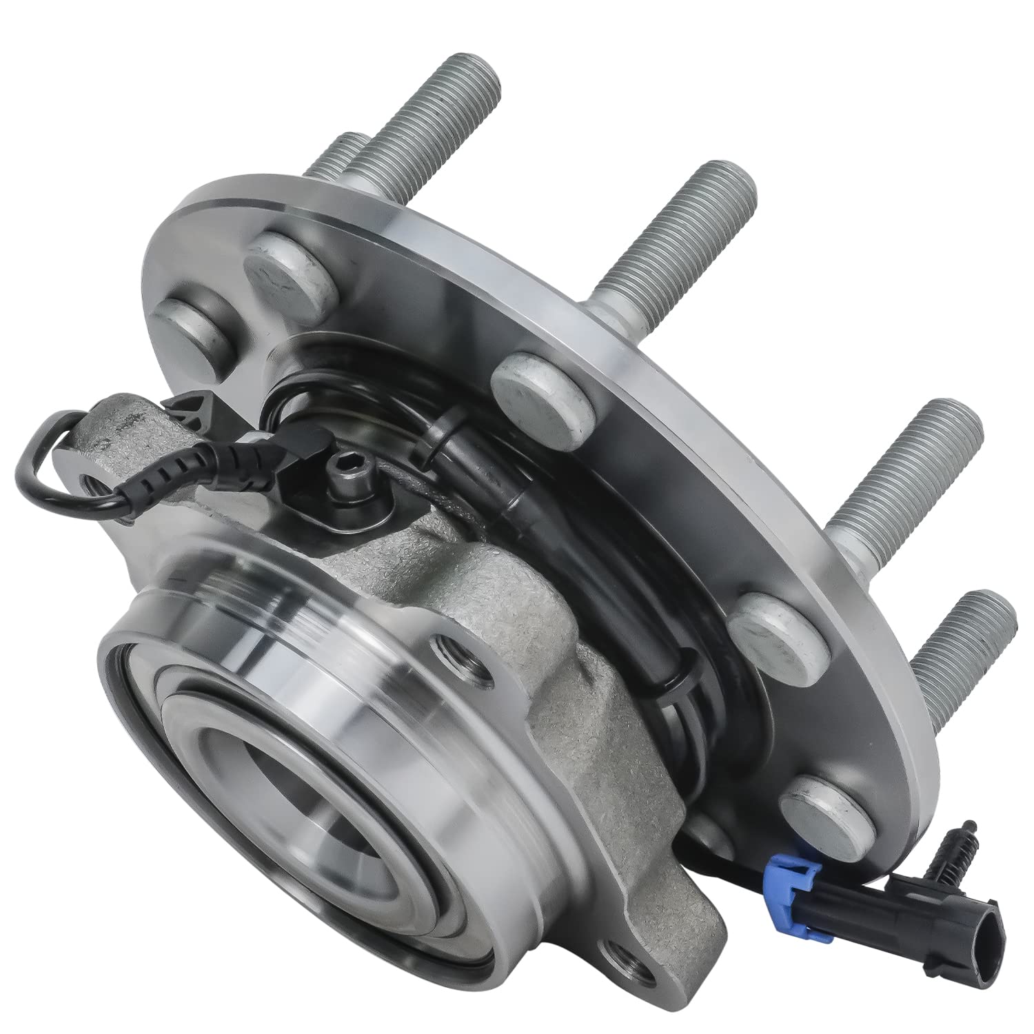 Detroit Axle Front Wheel Bearing Hub Assembly Replacement for 2007-2010 Chevy Silverado & GMC Sierra 3500 HD - Compatible with 2008, 2009 Models - Durable OEM Replacement for Smooth Ride & Off-Road Performance