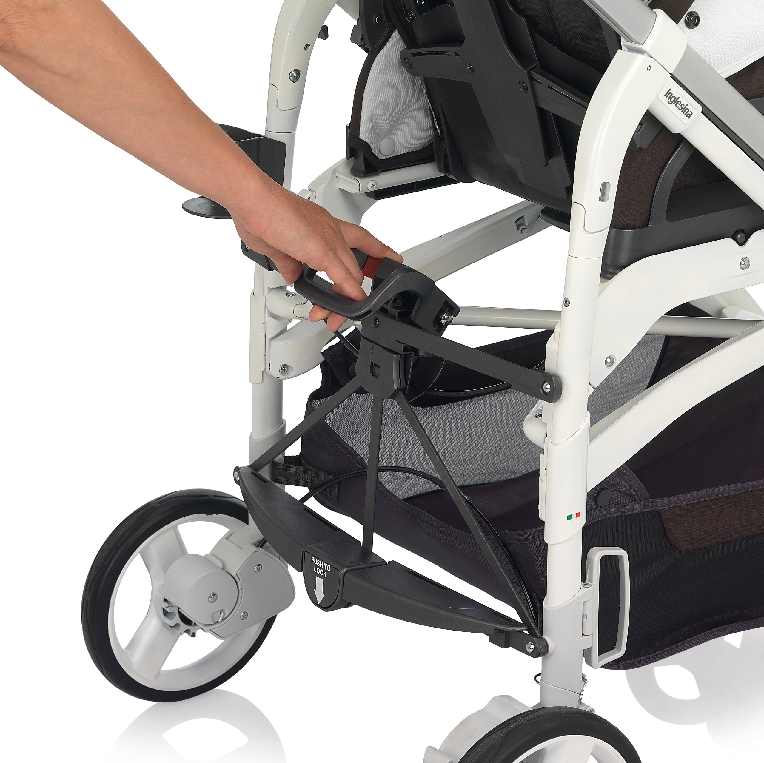 Inglesina USA Trilogy Stroller - Lightweight Compact Travel Stroller for Babies & Toddlers, Black | Perfect for City Walks, Shopping & Air Travel