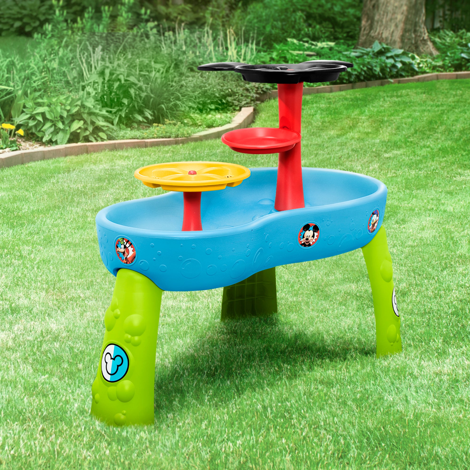 Mickey Mouse Water Play Table for Kids - Outdoor Splash & Sensory Activity Toy for Toddlers - Perfect for Backyard, Poolside, and Summer Fun