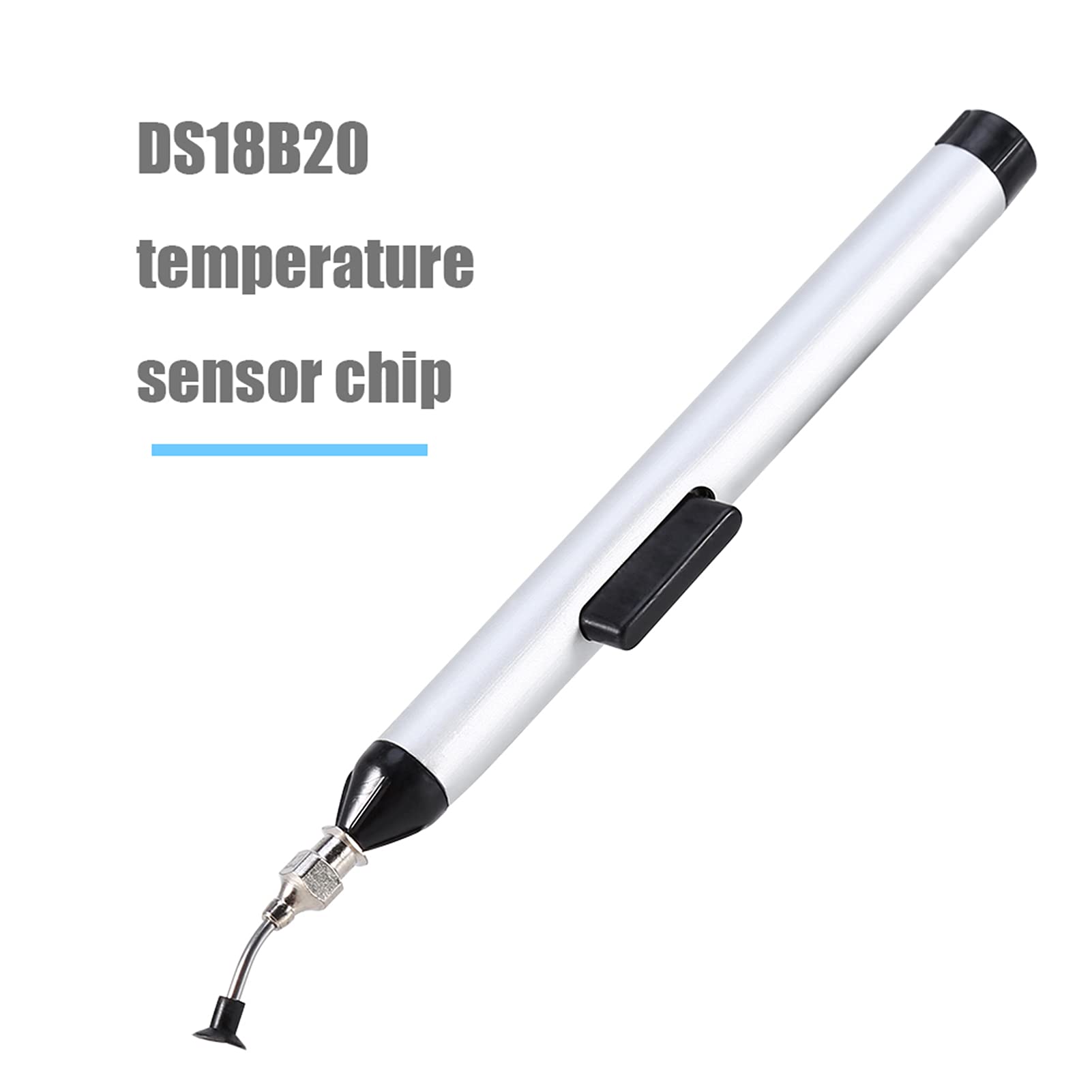 Professional Vacuum Pick Solder Sucker Tool Kit - Precision IC SMD Component Placement with Suction Cups | Ideal for Electronics Repair, PCB Work & DIY Projects