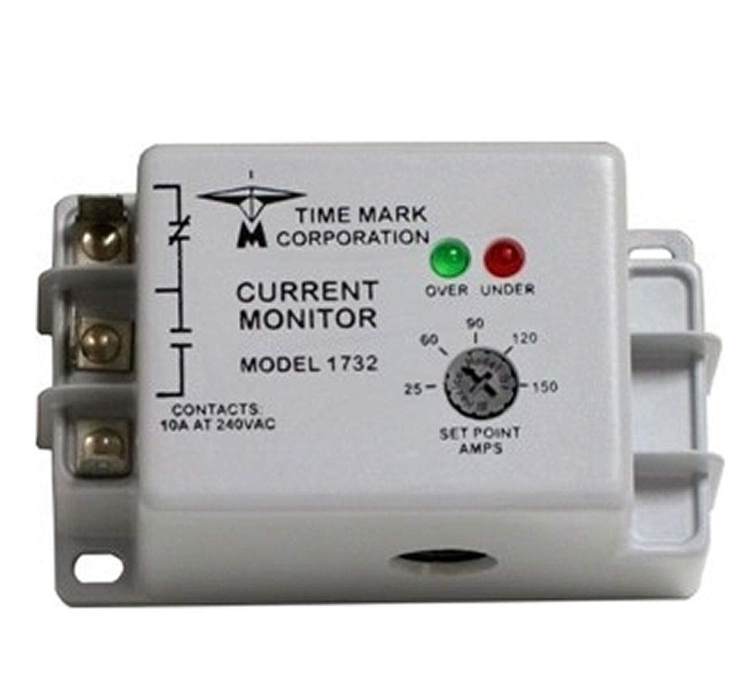 Timemark AC Current Monitor - Model 1732 | Accurate Power Consumption Measurement for Home & Industrial Use | Energy Monitoring Solution for Appliances, HVAC & Electrical Systems