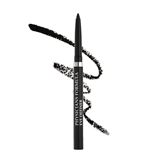 Physicians Formula Automatic Eye Pencil - Ultra Black Waterproof Eyeliner for Smudge-Proof Definition | Perfect for Daytime Office Look & Nighttime Glam Makeup