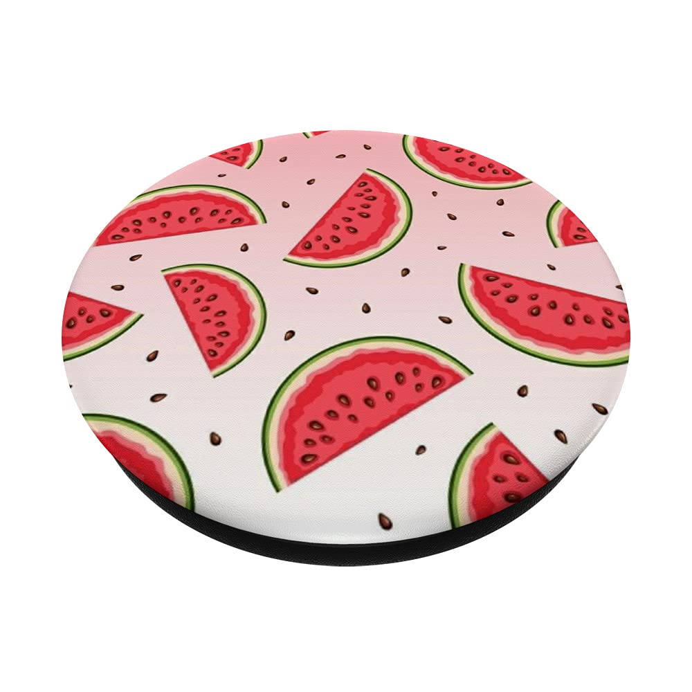Watermelon-Themed PopSockets Swappable PopGrip - Summer Fruit Design for Watermelon Lovers - Perfect for Phones, Tablets & Laptops