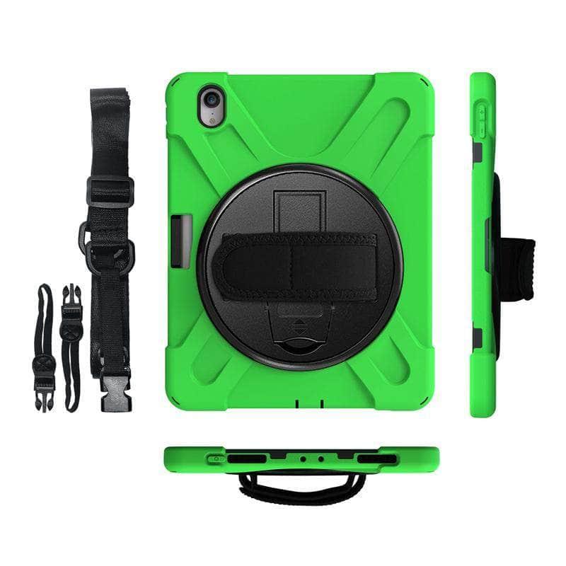 Shockproof Protective Case for iPad Pro 11 (2018 Model) - Heavy Duty Cover with Pencil Holder & Adjustable Shoulder Strap | Perfect for Travel, Work, and Outdoor Adventures