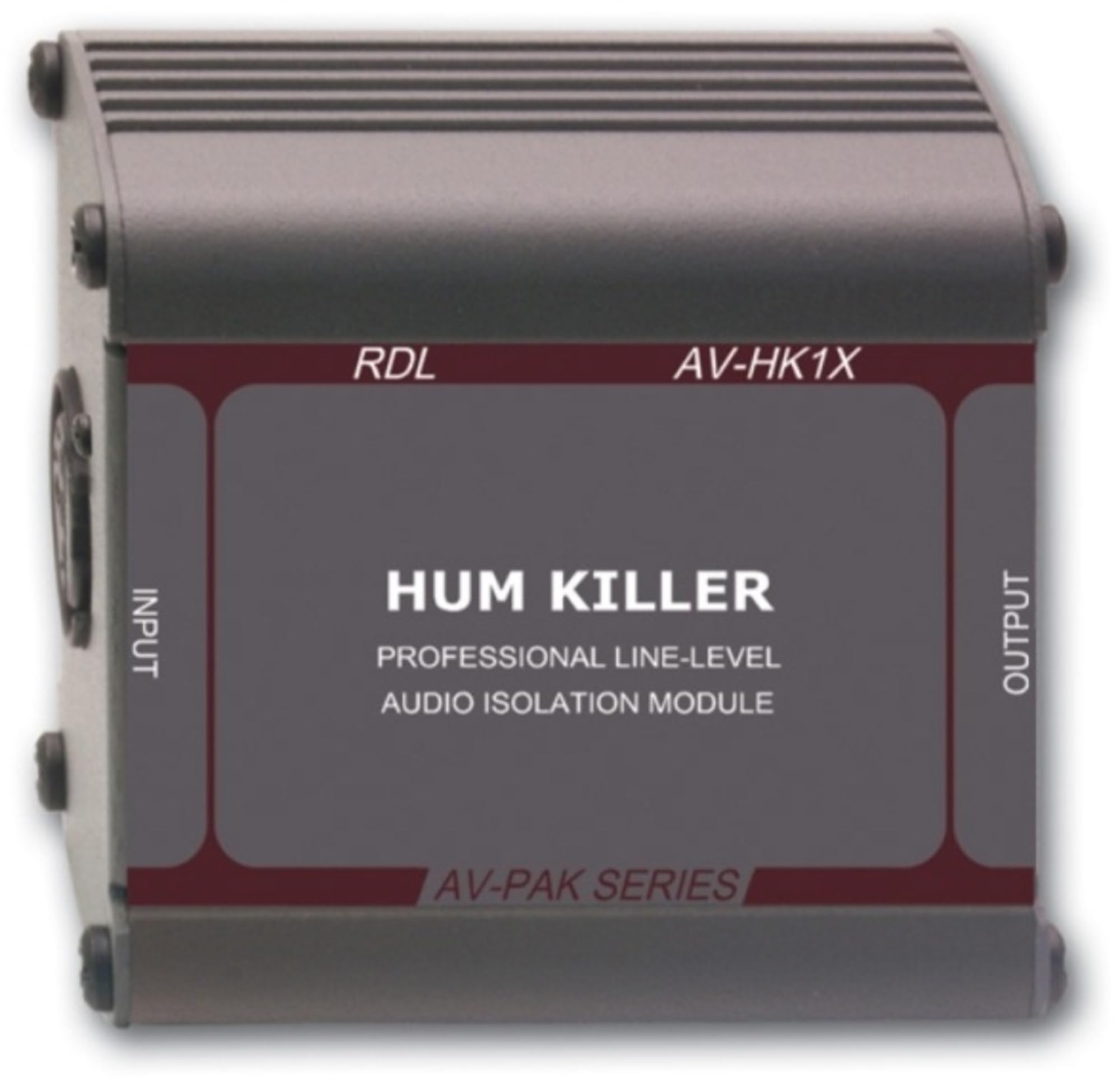RDL AV-HK1X Hum Killer Audio Isolation Transformer - Eliminate Ground Loop Noise for Professional AV Systems - Perfect for Studios, Theaters, and Home Theaters