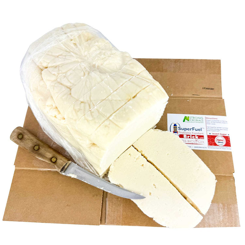 SuperFuel Probiotic Fondant - Nutrient-Rich 10 lb Brick for Livestock & Animal Health - Ideal for Horses, Cattle & Goats