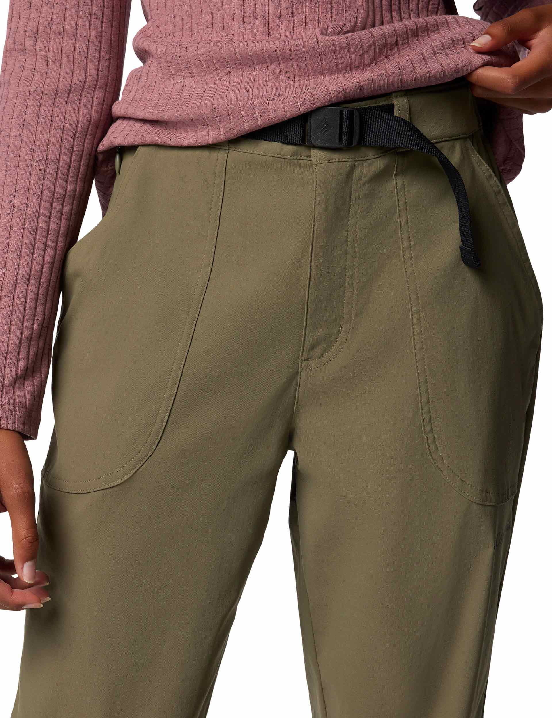 Brea Falls Hiking Pants for Men & Women - Lightweight Quick-Dry Outdoor Trekking Trousers in Stone Green - Perfect for Camping, Backpacking and Mountain Climbing Adventures