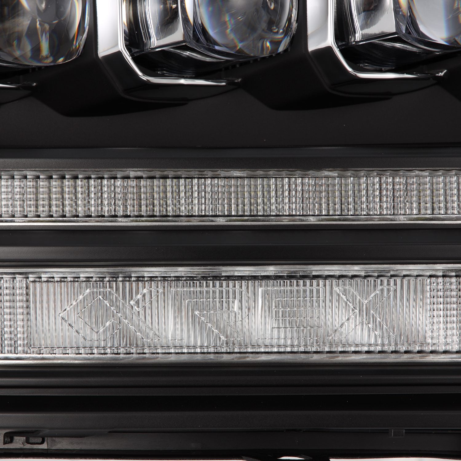2009-2018 Ram 2500 NOVA Series Black LED Projector Headlights - High Performance & Durable for Off-Road & Night Driving