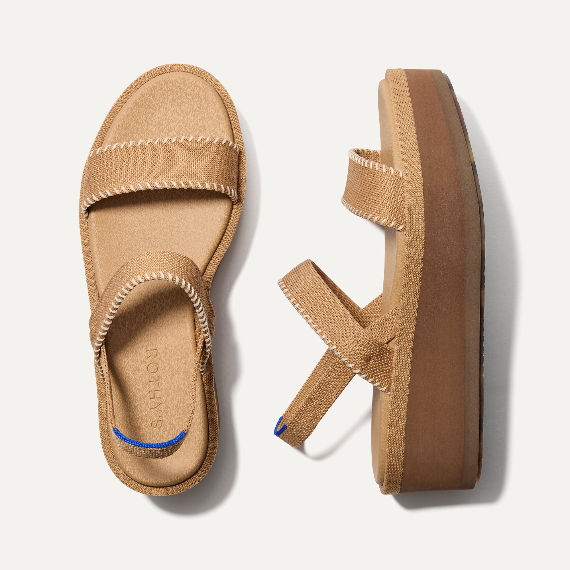Lightweight Wedge Sandal Wren Whipstitch - Comfortable Summer Shoes for Women | Perfect for Beach, Vacation & Casual Outings
