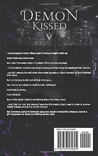Demon Kissed: Book 2 of The Venandi Chronicles - Urban Paranormal Romance Novel | Perfect for Fantasy Lovers & Vampire Romance Readers
