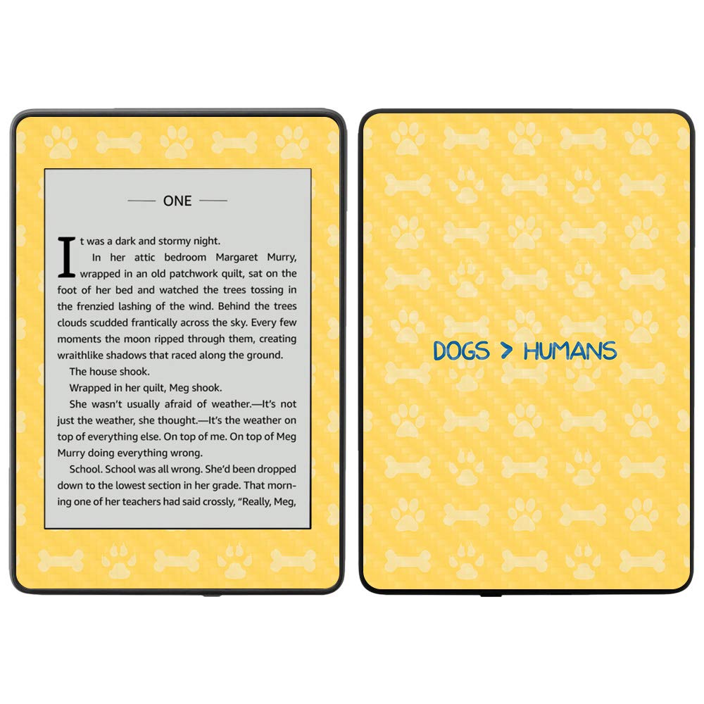 Premium Carbon Fiber Skin for Amazon Kindle Paperwhite 2018 (10th Gen) - 