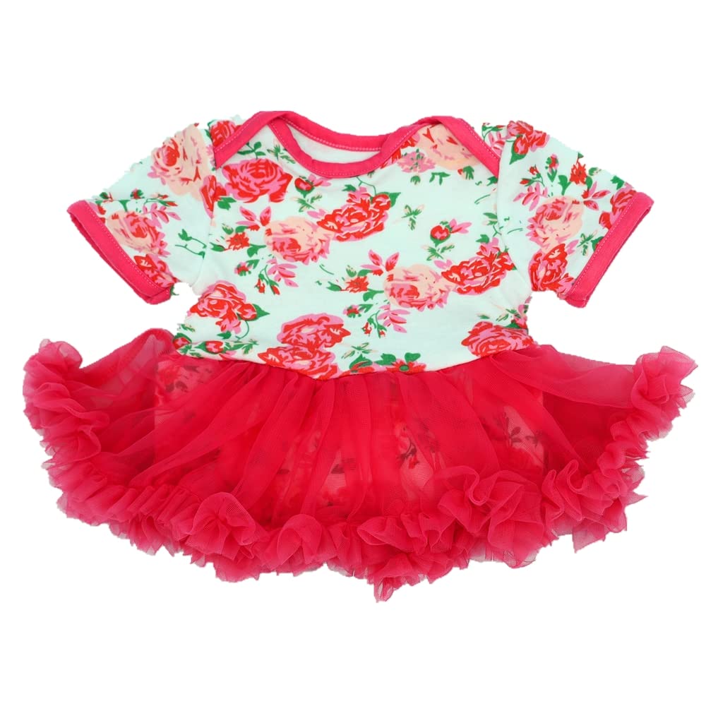 MAIHAO 17-22 Inch Reborn Baby Doll Clothes - Red Tutu Skirt Outfit for Newborn Doll Girls | Perfect for Playtime & Collecting