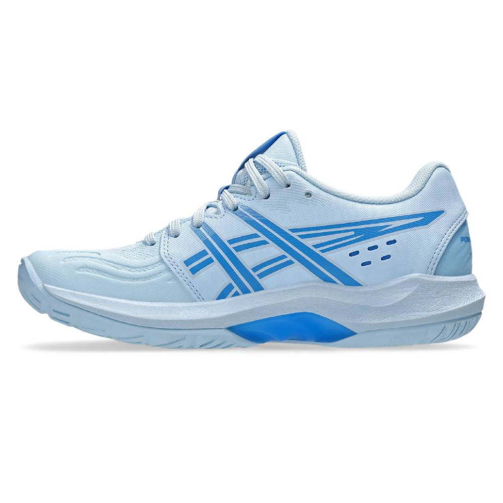 ASICS Powerbreak FF Women's Indoor Volleyball Shoes - Light Blue/Blue Coast - Non-Marking Sole for Gym, Court & Training - Perfect for Volleyball, Badminton & Indoor Sports