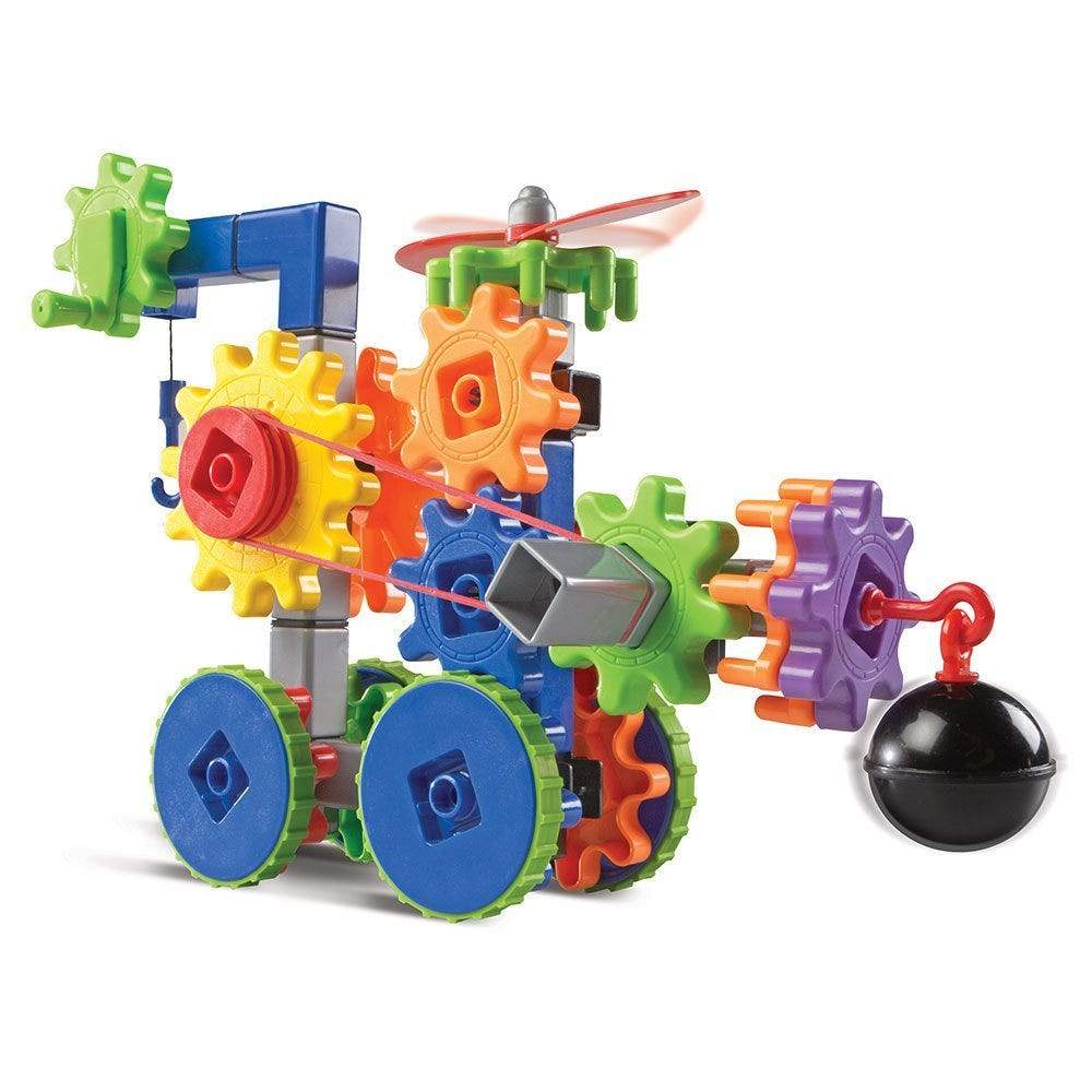 Gears! Gears! Gears!® Machines in Motion Building Set - STEM Educational Toys for Kids Ages 3+ - Creative Construction Play for Preschool Learning & Early Development - Perfect for Classroom, Birthday Gifts & Family Game Night