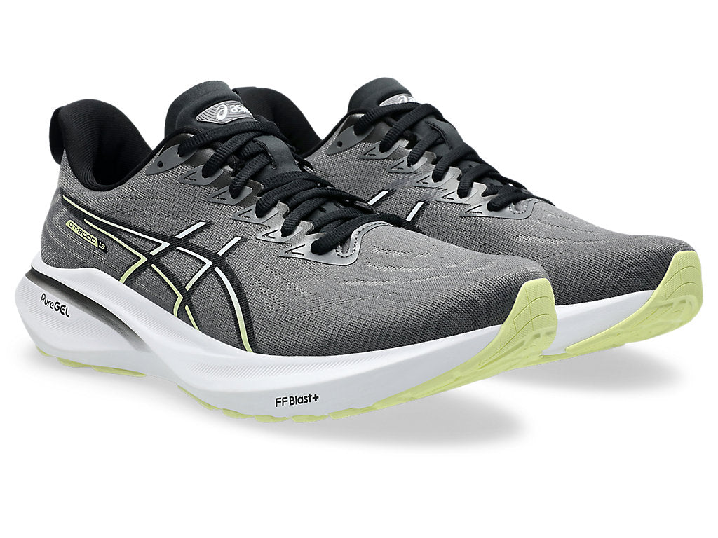 ASICS Men's GT-2000 13 Carbon/Black Running Shoes - Lightweight Cushioned Sneakers for Marathon, Jogging & Gym Workouts