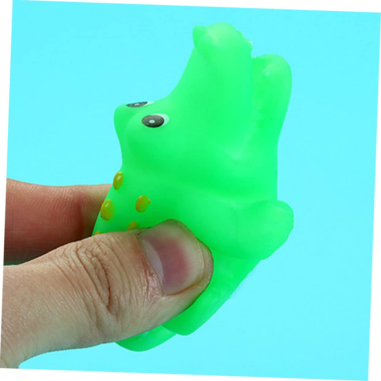 HEMOTON 6 Pack Cartoon Crocodile Bath Toys - PVC Squirt Water Toys for Kids, Fun Bathtub & Pool Toys for Toddlers, Perfect for Bath Time Play and Outdoor Water Activities