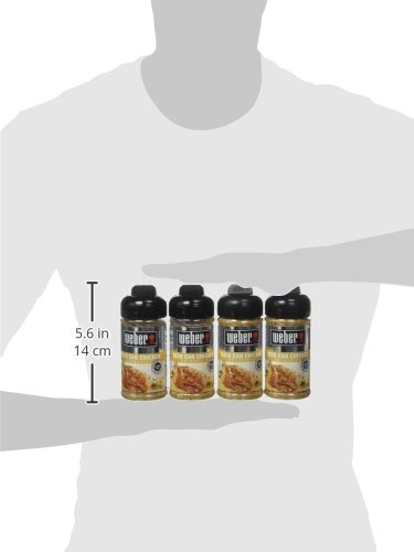 Weber Beer Can Chicken Seasoning - 5.5 oz BBQ Spice Rub Shaker for Grilling, Roasting & Smoking - Perfect for Chicken, Turkey & Pork