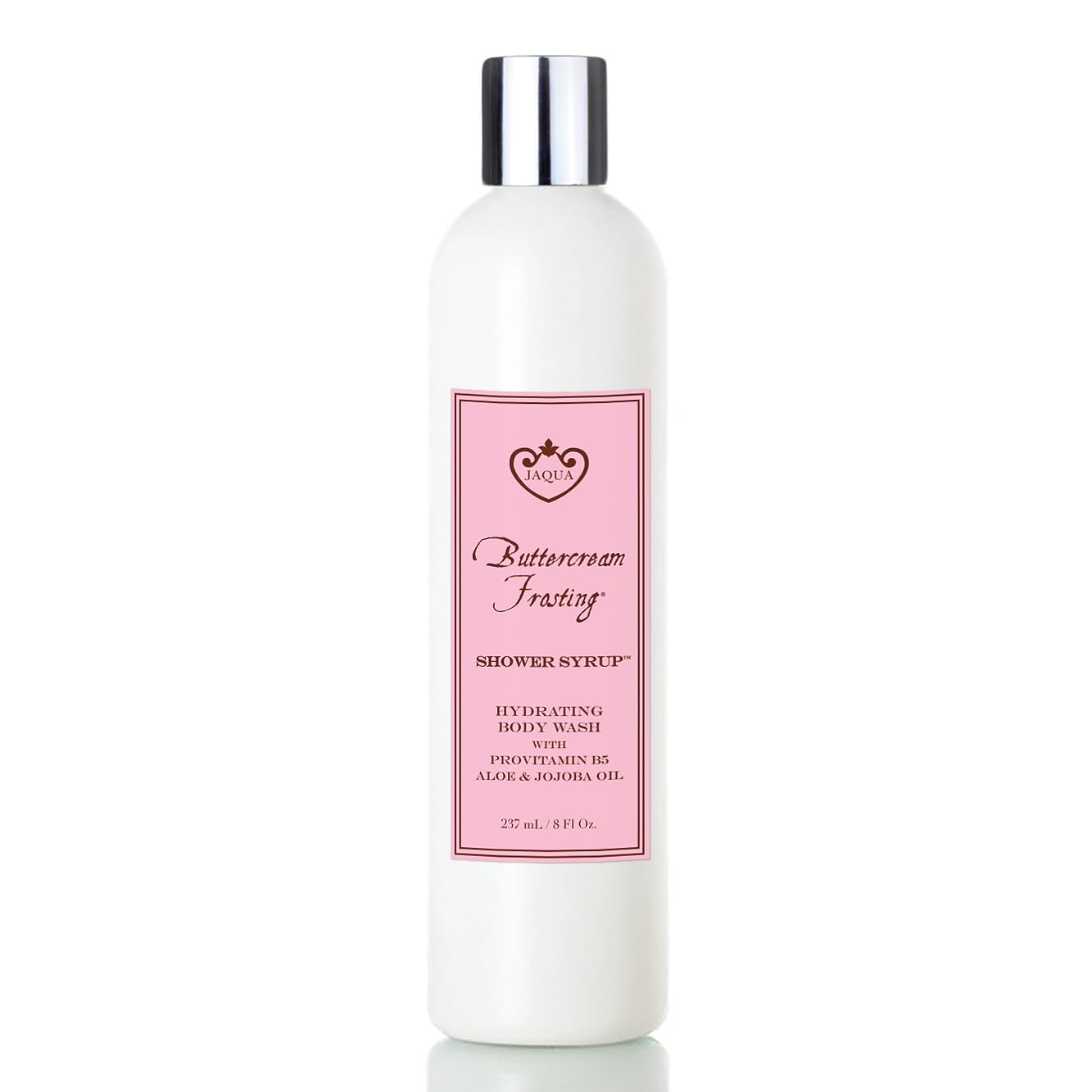 Jaqua Vegan Hydrating Body Wash with Jojoba & Rosehip Oil - Buttercream Frosting Scent | Moisturizing Shower Gel for Dry Skin | Perfect for Daily Use & Gift Giving