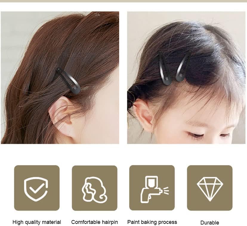 30Pcs Metal Hair Barrettes for Kids & Women - Snag-Free Snap Hair Clips, Non-Slip Lollypop Style Hair Accessories (5cm) - Perfect for Christmas Gifts, School, Parties & Daily Use