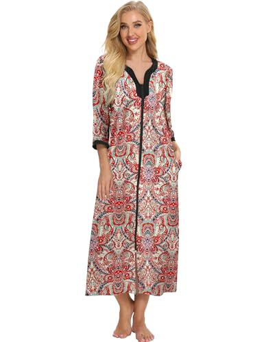 Floral Pattern on Light Green-long