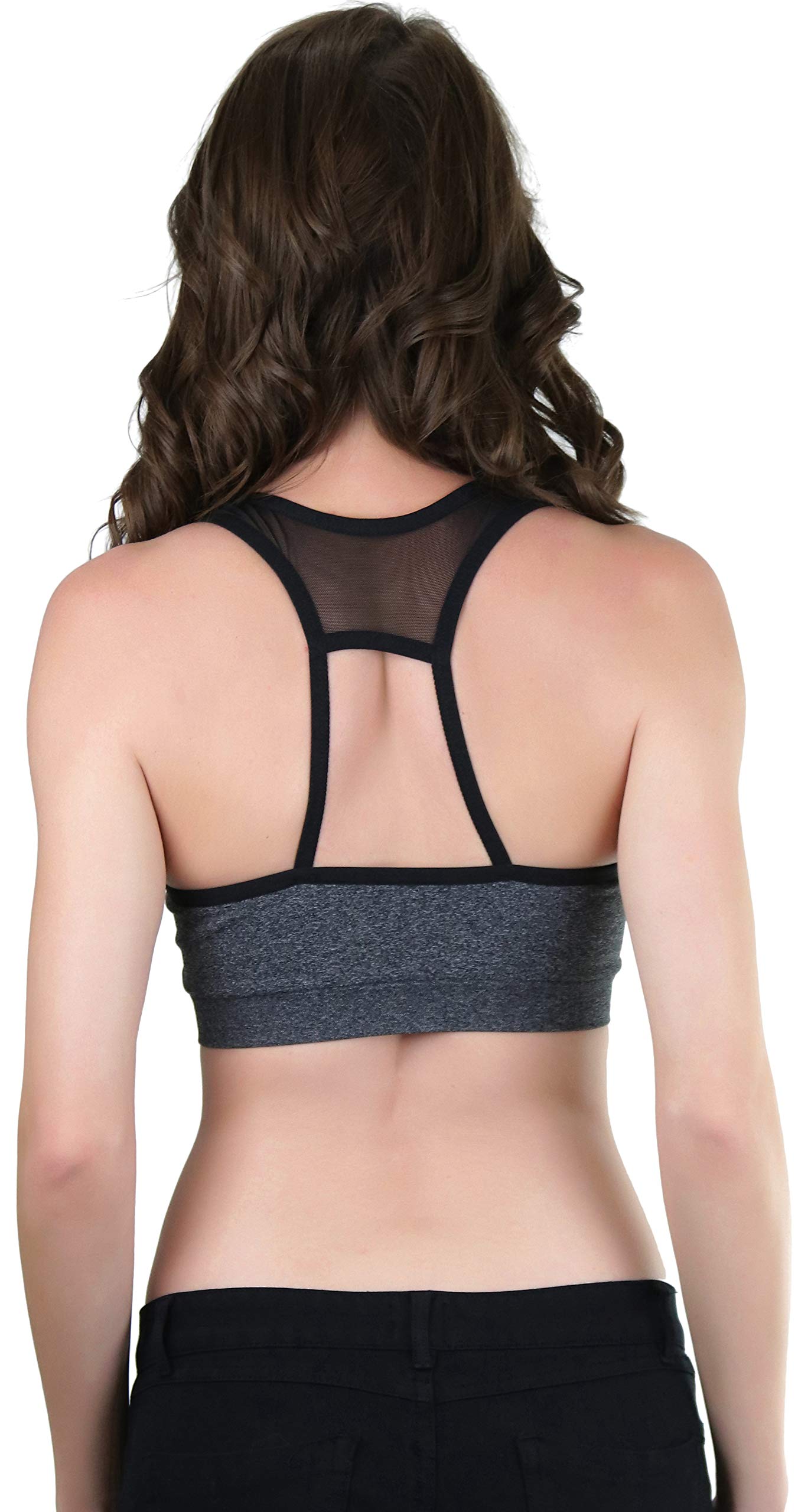 ToBeInStyle Women’s Seamless Wire-Free Sports Bras & Bralettes - Supportive, Comfortable Workout Tops for Yoga, Running & Gym