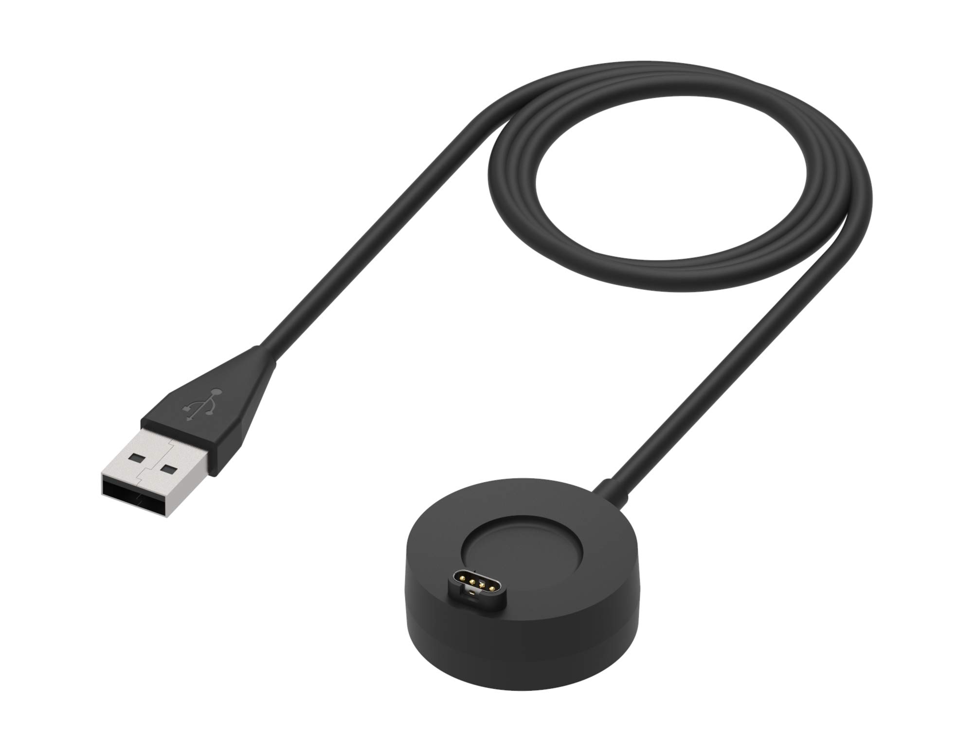 Garmin Bounce Charger Station - 3.3ft USB Safety Charging Cable & Dock Stand for Garmin Bounce Watch - Portable Replacement Charger (Black) | Perfect for Travel, Home & Office Use