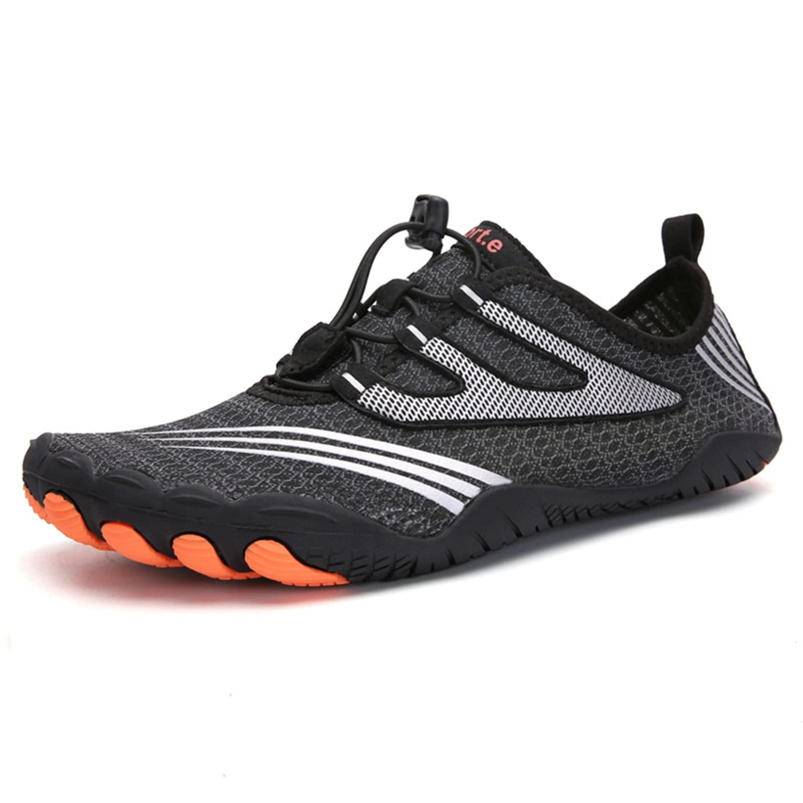 TYTbygml Water Hiking Shoes for Men & Women - Non-Slip Wear-Resistant Aqua Socks, Breathable Lightweight Kayaking Surfing Training Shoes - Perfect for Outdoor Activities, Mountaineering, Beach Walking & Water Sports (Black, Size 7)