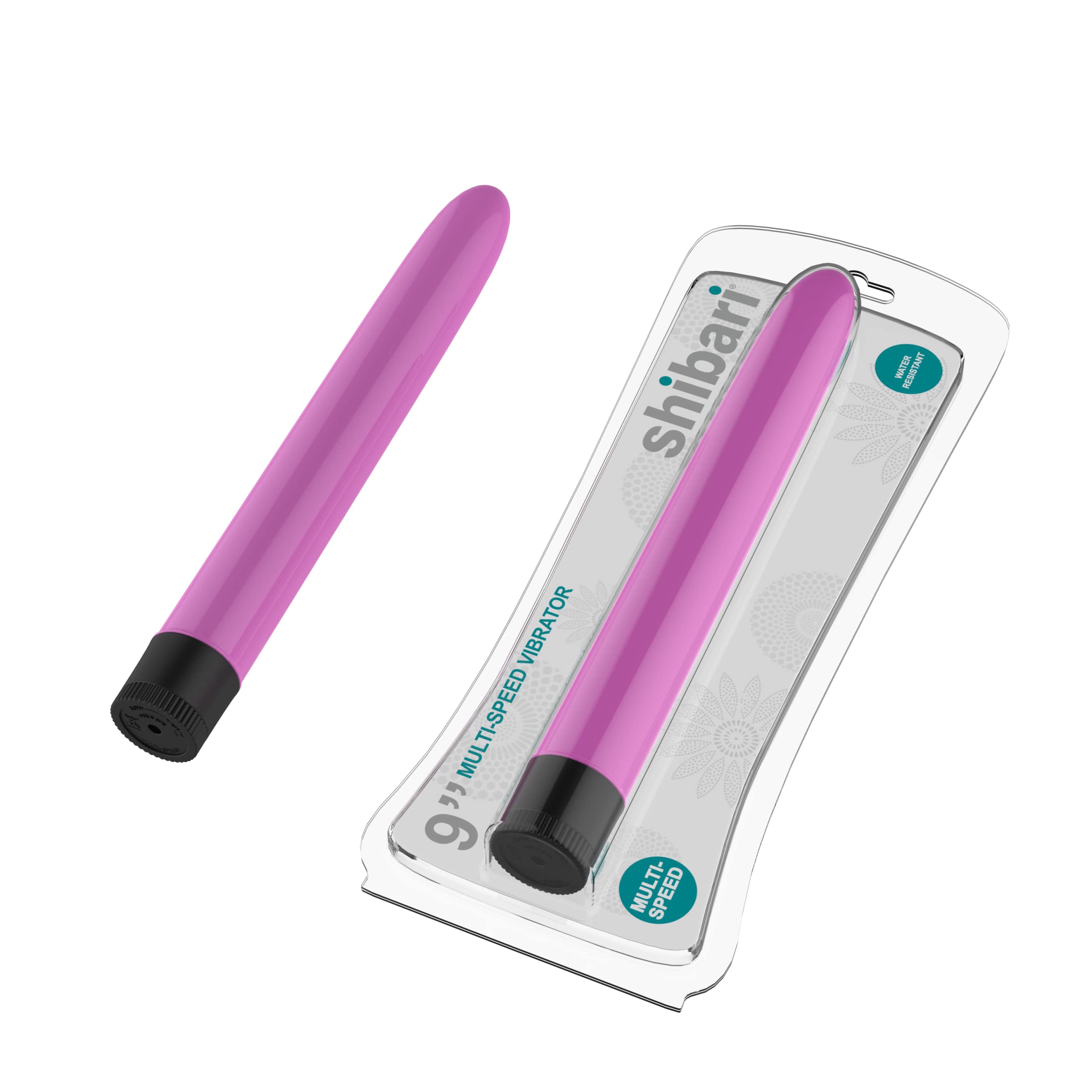 Shibari Classic Bullet Vibrator - 9 Inch Waterproof Wireless Adult Toy for Women & Couples, Smooth ABS Plastic Clitoral & G-Spot Stimulator - Quiet Rechargeable Massager for Sensual Play, Travel & Intimate Moments (Pink)