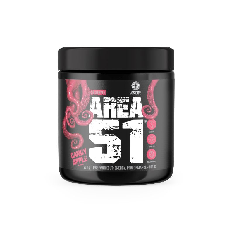 ATP AREA 51 Candy Apple 50-Serve Jar - Delicious Candy for Parties, Gifts & Snacking - Perfect for Halloween, Birthdays & Office Treats