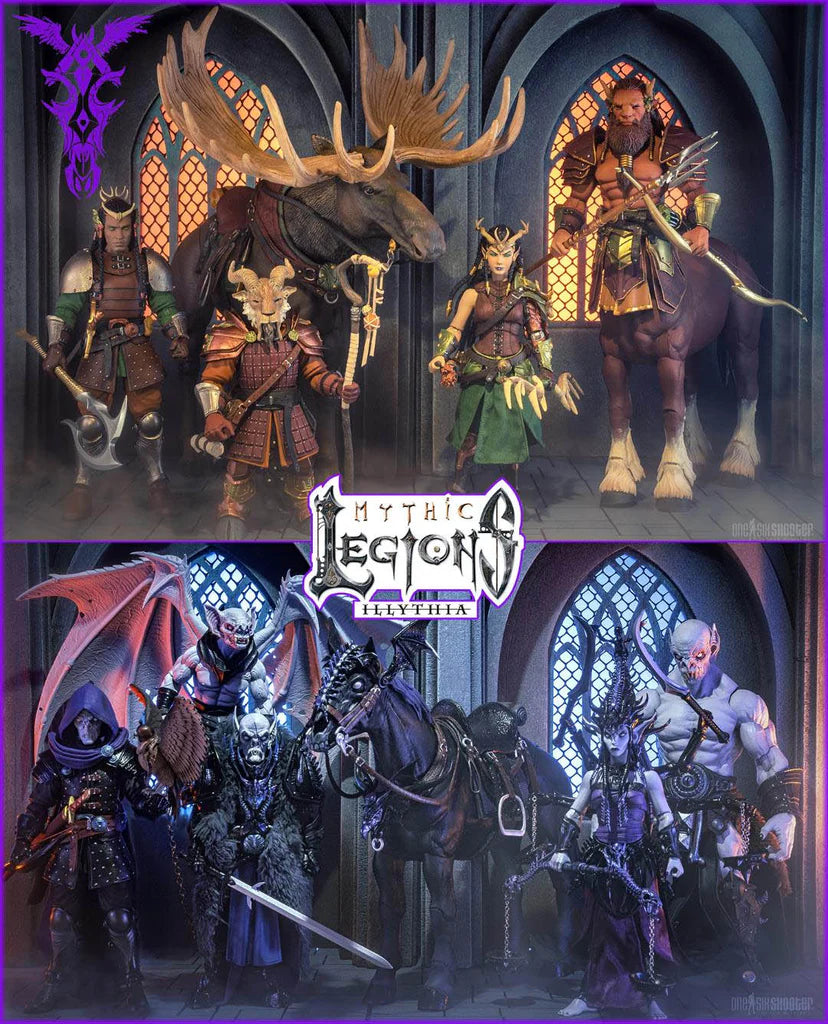 Mythic Legions Illythia Wave Action Figure Set - Factory Sealed Complete Collection for Collectors | Perfect for Display, Role-Playing & Fantasy Battles