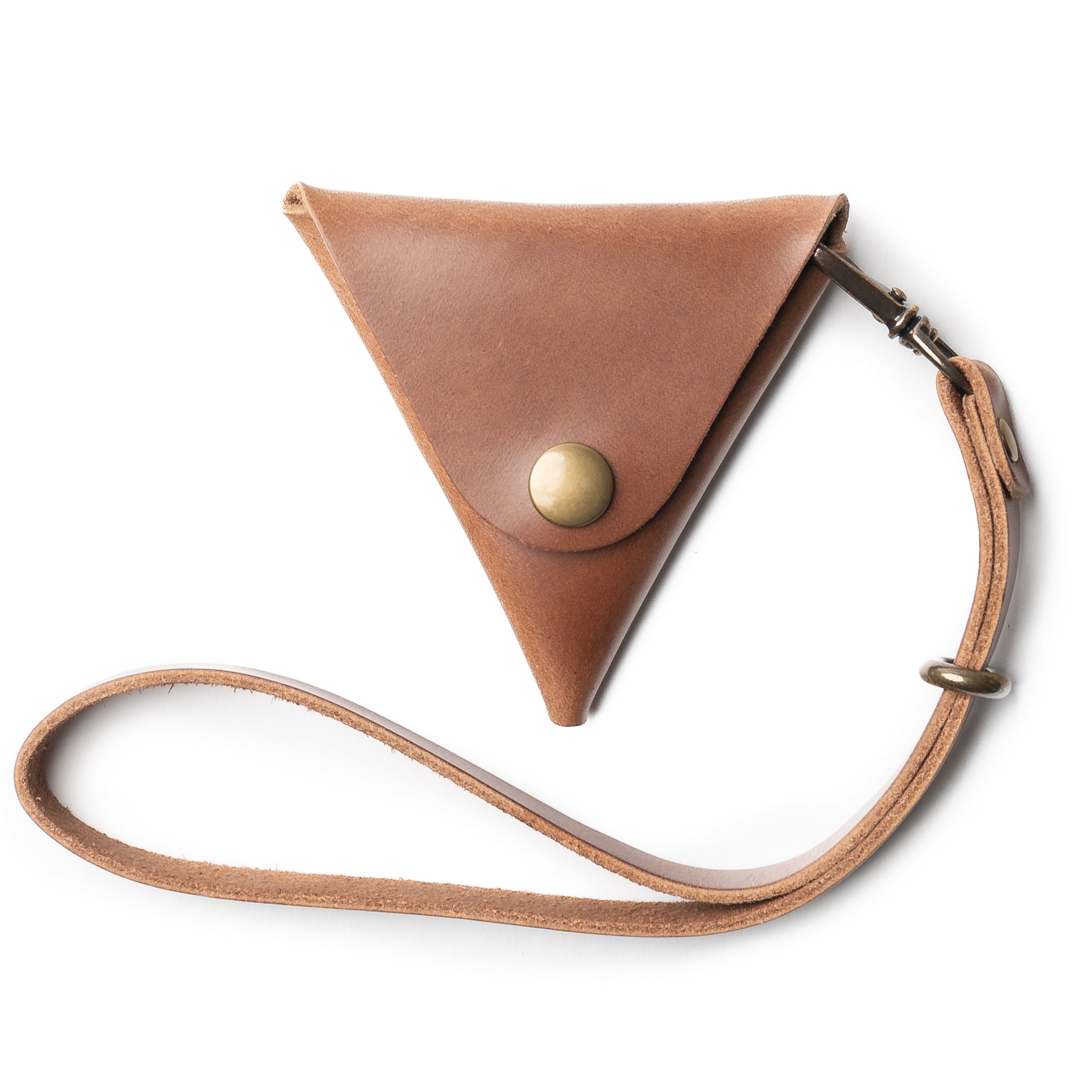 Genuine Leather Triangle Pouch - Small Crossbody Bag for Women, Men | Perfect for Travel, Parties, and Everyday Use