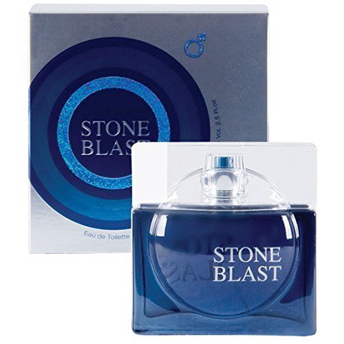 YVES DE SISTELLE Stone Blast Cologne for Men - 2.5 oz / 75 ml Eau de Toilette Spray | Fresh & Masculine Fragrance for Day & Night Wear, Office & Special Occasions