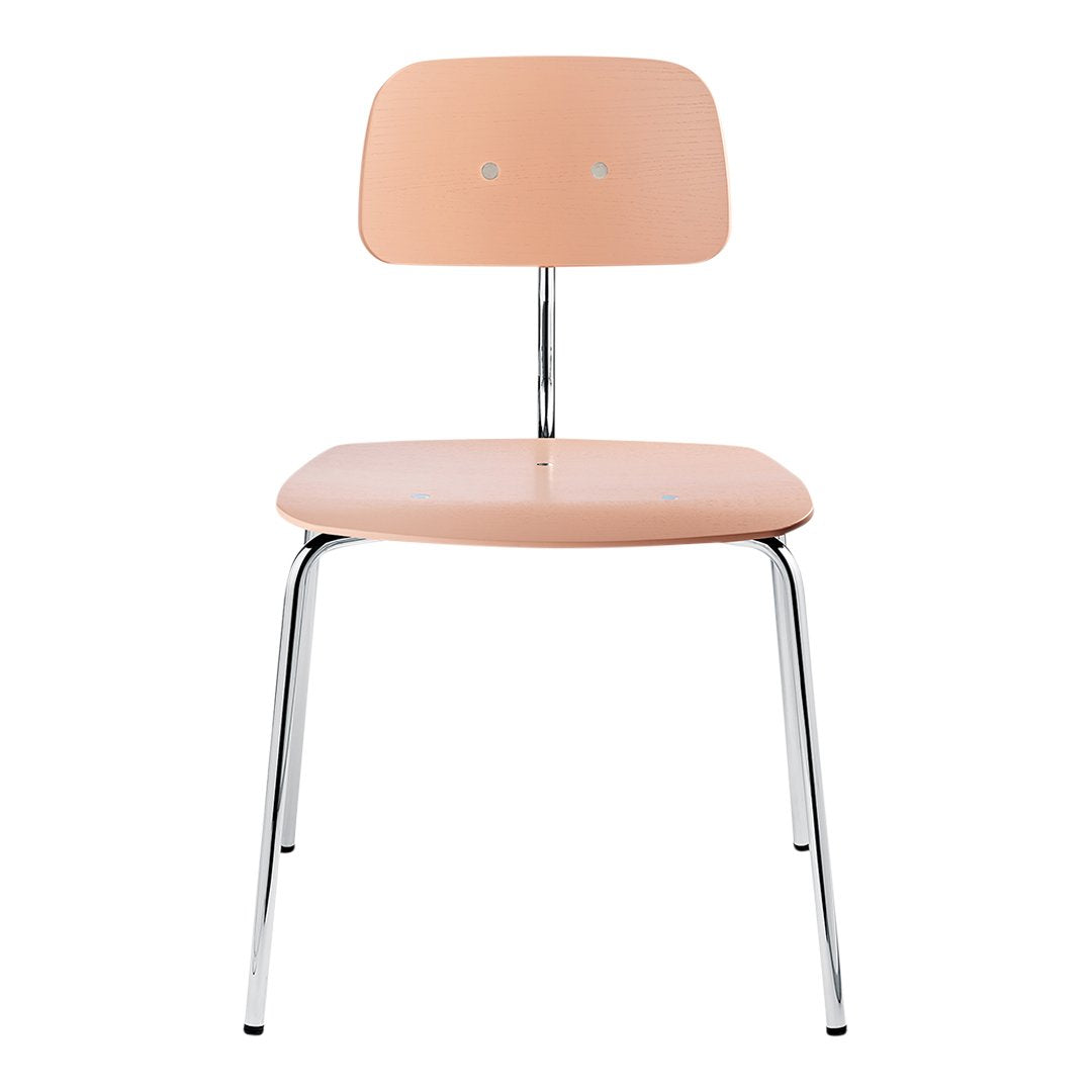 Jorgen Rasmussen Kevi 2060 Upholstered Dining Chair - Modern Fabric Dining Room Chair with Wooden Legs for Home, Restaurant & Office Use