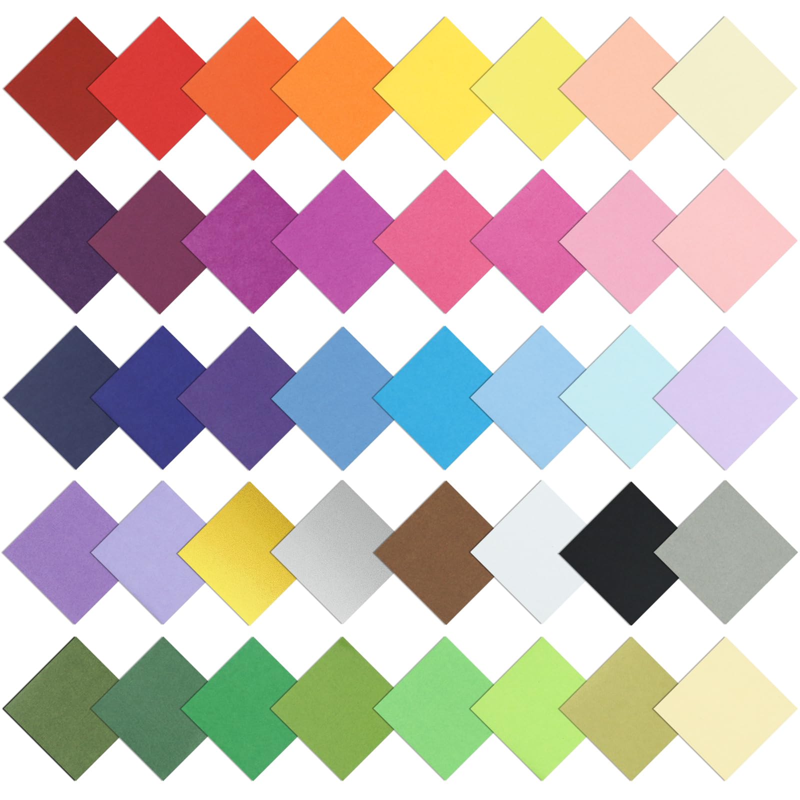 Jyongmer 8000PCS 1 Inch Assorted Color Tissue Paper Squares - 40 Vibrant Colors for DIY Crafts, Art Projects, Scrapbooking & Party Decorations - Perfect for Birthday Parties, Festivals, Gift Wrapping & School Projects