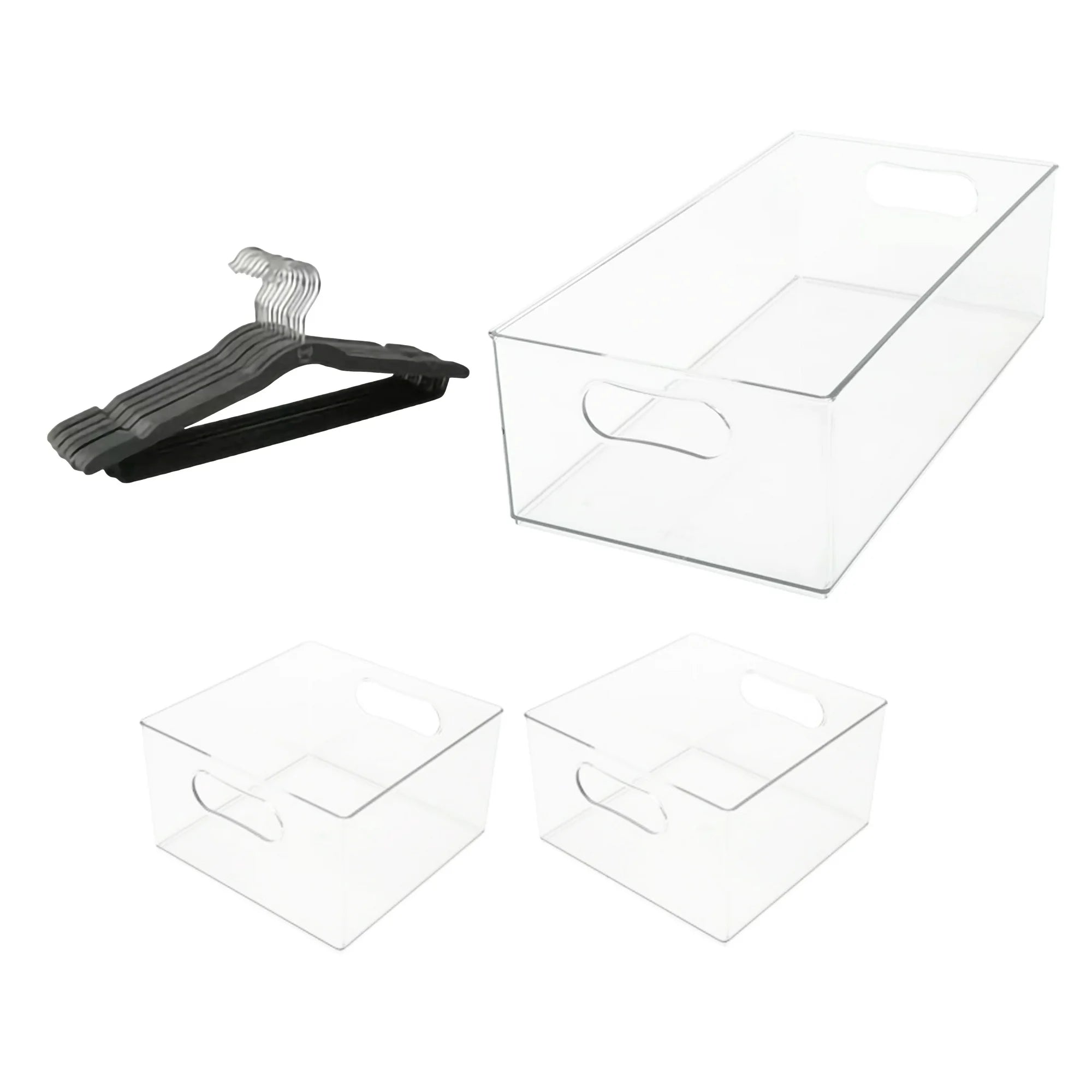 The Home Edit 15-Piece Closet Organization Set with Hangers - Perfect for Wardrobe Storage & Closet Organization Solutions