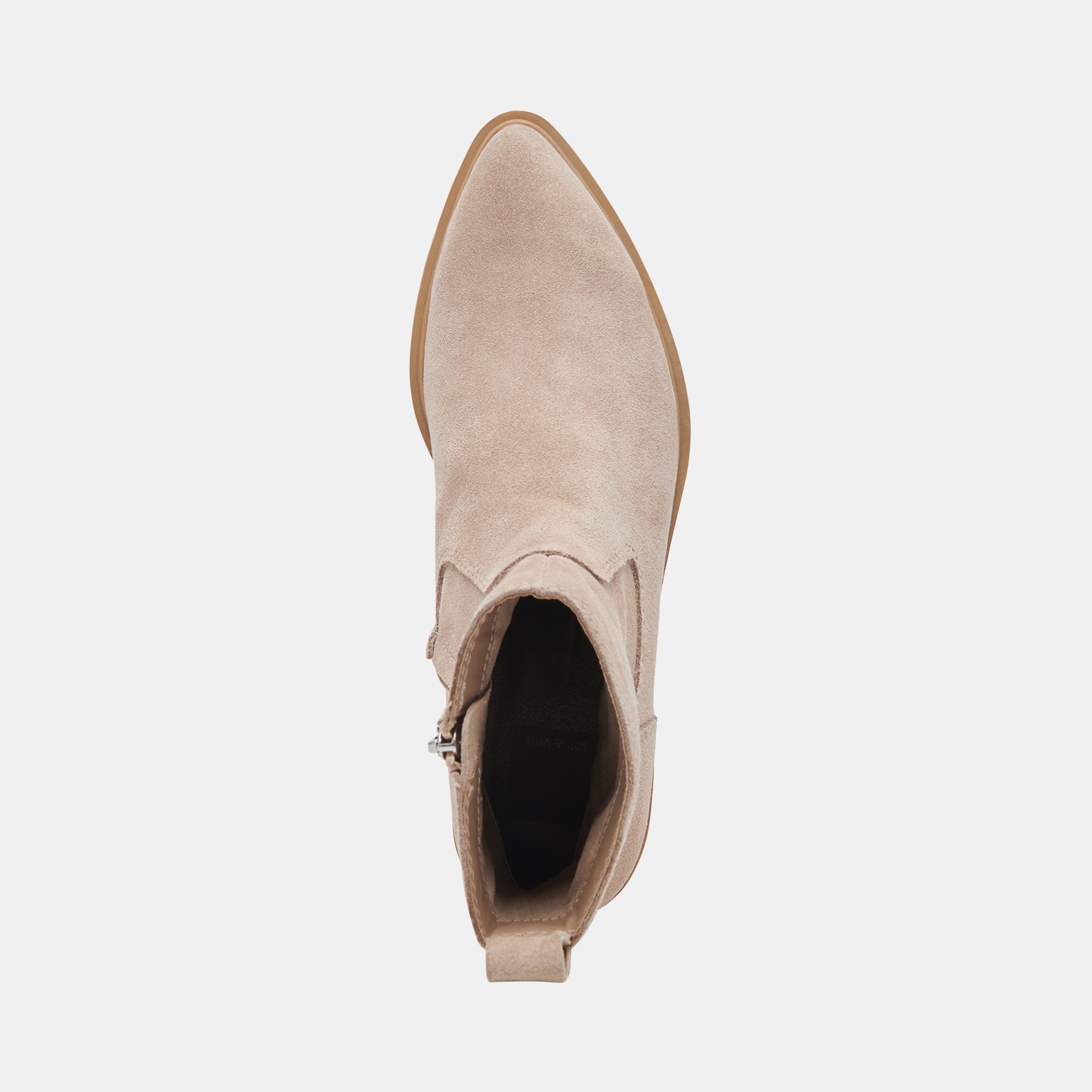 BILI H2O Waterproof Booties for Women - Soft Suede TAUPE Color - Comfortable Slip-On Shoes for Beach, Pool, and Spa Use