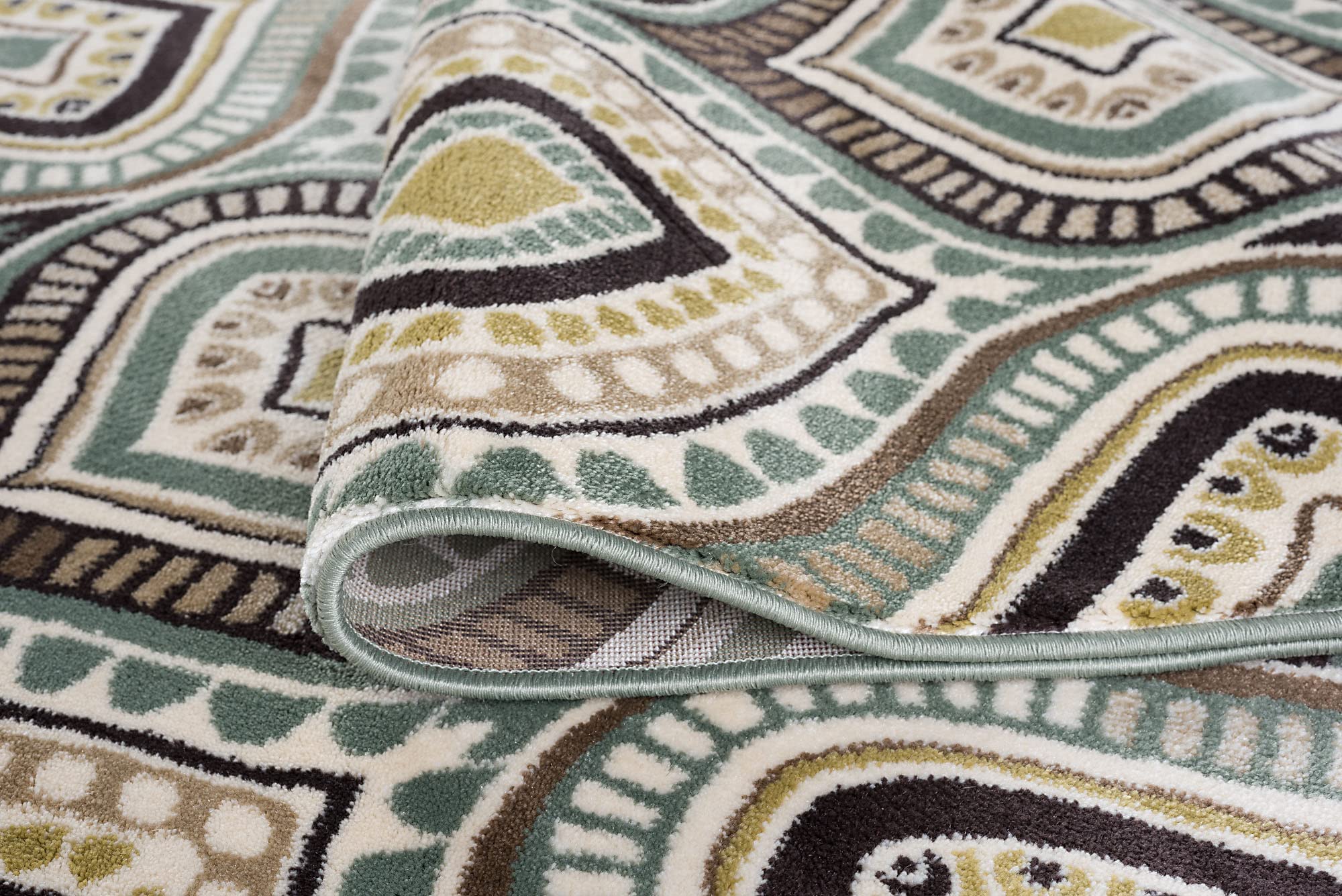 Modern 5x7 Area Rug - Soft Contemporary Indoor Carpet for Living Room, Bedroom, Dining Room, Kitchen & Entryway - Non-Slip Low Pile Rugs for Home Decor - Perfect for Cozy Spaces & High Traffic Areas