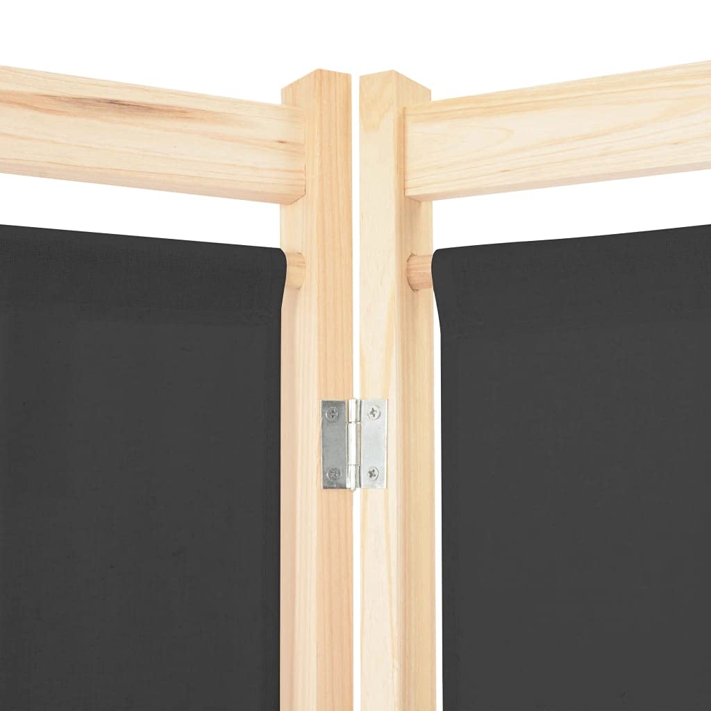 4-Panel Freestanding Room Divider Screen - 62.9